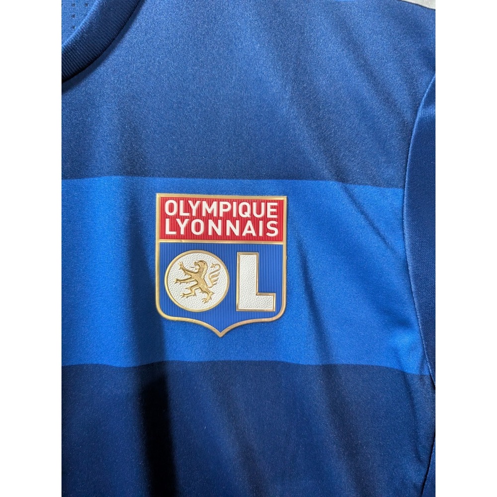 Adidas Olympique Lyonnais 2016-17 Away Jersey Mens Medium Size 6 Blue Adizero - Picture 3 of 10